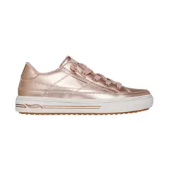SKECHERS - Tenis Mujer Arch Fit Arcade Veganos Oro Rosa