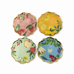 AMBIENTE GOURMET - Plato mediano Frutal 20cm set x4