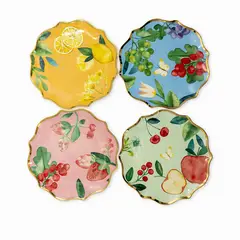 AMBIENTE GOURMET - Plato principal Frutal 27cm set x4