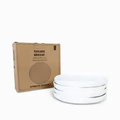 AMBIENTE GOURMET - Plato pequeño Kioto 17,7cm set x4