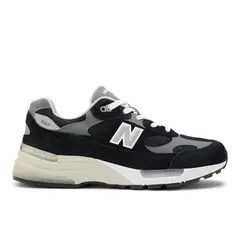 NEW BALANCE - Tenis Deportivos Marca Original 992 Negro/Gris