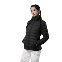 TOTTO - Chaqueta Acolchada Para Mujer Negra Colora