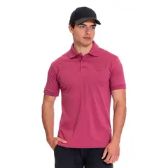 TOTTO - Camiseta Tipo Polo en Jersey para Hombre Rosada Mkp