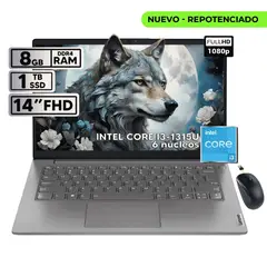 LENOVO - PORTATIL V14 G4 IRU INTEL CORE I3-1315U 8GB RAM 1TB SSD 14 FHD + MOUSE INALAMBRICO