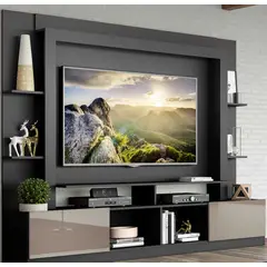 GENERICO - Centro De Entretenimiento Tv Berlín De 65 Pulgadas Negro