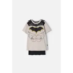 DC COMICS - Camiseta de Batman con capa multicolor para 2T a 5T