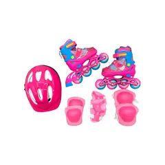 BEBESUNITA - Patin Semi-profesional Niñas Kit Proteccion tallas 39 - 42