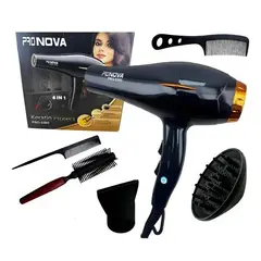 GENERICO - Secador De Cabello Profesional 6 En 1 5000W Potente Con Boquillas Y Peine Difusor