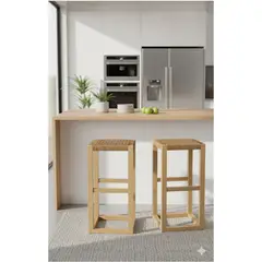 LEGNO COLOMBIA - Set 2 sillas de Bar Treccia