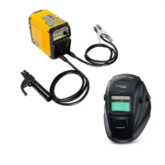 FURIUS - Soldador Inversor 180a 110-220v Mini Fix Fw182 Cel + Careta