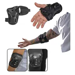 WONDER SPORT - Kit De Protección Patinaje Adulto Rodilleras Codera y Muñequera Morado