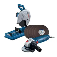 BOSCH - Tronzadora Gco230 + Pulidora Gws 700 Y 5 Discos