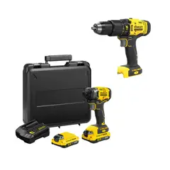 STANLEY - Taladro Scd711 + Atornillador De Impacto Sbi810d2k