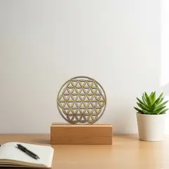 ARTESANAL - Flor de la Vida 20 cm – Geometría Sagrada de Armonía y Expansión