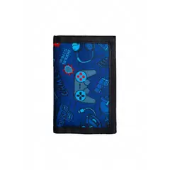 AMERICAN GENERICS - Billetera Para Niños Gamer Monedero Multi Bolsillos