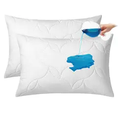 ENERGY PLUS - Set x2 Protectores de Almohada Antifluido 70x50 Ultrasonido