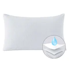 ENERGY PLUS - Protector de Almohada Impermeable 70x50 Algodón Rizo Suave