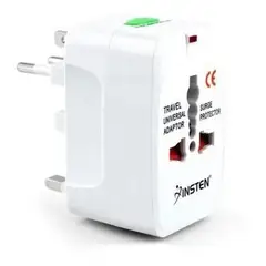 GENERICO - Adaptador Universal de Corriente para Viaje - Convertidor AC Europa USA UK AU