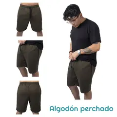 GENERICO - Pantaloneta Bermuda deportiva Casual en Algodon para hombre