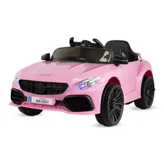 PRINSEL - Carro electrico Niño Montable Tipo Racing Sport Pink 6V