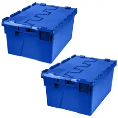 ENERGY PLUS - Set x2 Caja Seguridad Plástica 40x29x20 cm Tapa Abisagrada