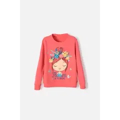MIC - Buzo estampado rosado para niña