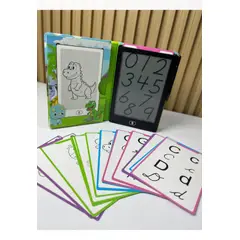 AMERICAN GENERICS - Libro de Plantillas Mágicas LCD Aprende - Niño