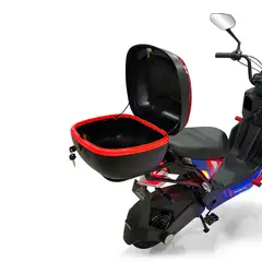 ROADMASTER - Bicicleta Eléctrica Águila PRO 60v RojoAzul +Baul