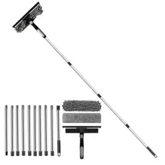 TRIPLE CLEAN - Limpiador de ventanas extensible 4 metros