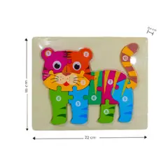 GENERAL - Rompecabezas para Niños en Madera foma Animales