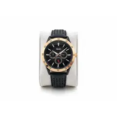 Q AND Q - Reloj Q&Q Negro Multicalendario Para Hombre