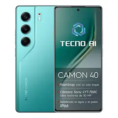 TECNO MOBILE - Celular Tecno CAMON 40 256GB 8GB Verde