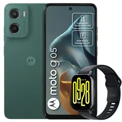 MOTOROLA - Celular Moto G05 128GB/4GB Verde + Watch 5 Active Blk