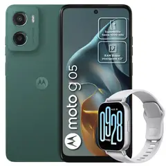 MOTOROLA - Celular Moto G05 128GB/4GB Verde + Watch 5 Active Wht