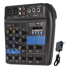 COLME TECHNOLOGY HOME - Mini Consola Mezclador De Audio Y Sonido Wvngr F2-mb Mixer