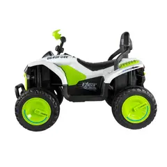 PRINSEL - Cuatrimoto Eléctrica Recargable Marine Blanca 12v