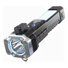 MILOPTS - Linterna Táctica Led Lámpara Militar Cob Rompevidrios 4 En 1