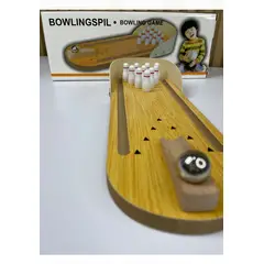 AMERICAN GENERICS - Mini Juego De Bolos De Mesa De Madera