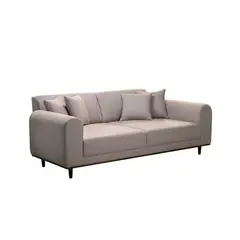 ELITE LIVING - SOFA CAMA KLAUS TIPO MICROFIBRA TAUPE