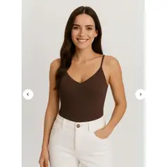 MOLGOA - Body Para Mujer Manga Siza Tiras Finas - The Pulse