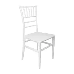 BOXBIT - Silla Exterior Tiffany Sin Brazos - Blanco