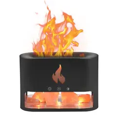 COLME TECHNOLOGY HOME - Difusor De Aromas 250ml Efecto Fuego Con Rocas Cristalinas