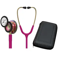 LITTMANN - Fonendoscopio Classic III Raspberry Rainbow 5806 + Estuche Rigido