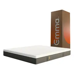 EMMA - Colchón Hybrid Lite Queen 160x190cm Blanco Ergonómico