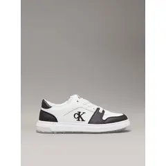 CALVIN KLEIN - Tenis negro infantiles con monograma
