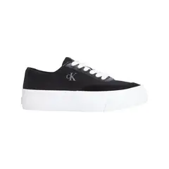 CALVIN KLEIN - Tenis multicolor de lona con plataforma