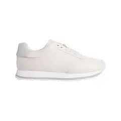 CALVIN KLEIN - Tenis beige bajos runner para mujer
