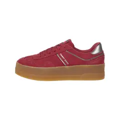 TOMMY HILFIGER - Tenis rojo The Greenwich con plataforma