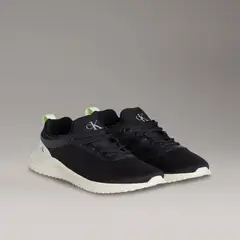 CALVIN KLEIN - Tenis negro eva runner sock