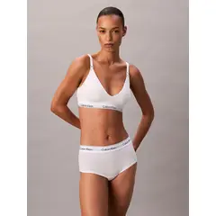 CALVIN KLEIN - Corpiño blanco con forro ligero de lactancia - Icon Cotton Modal